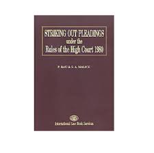 The original rules of civil procedure for the district courts were adopted by order of the supreme court on dec. Striking Out Pleadings Under The Rules Of The High Court 1980 Marsden Professional Law Book