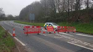 a38 closes to traffic after man s in