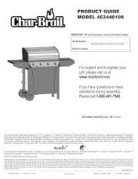 Add juices, water, or even marinades to wood chips for a little extra zing. Char Broil 463440109 User Manual Gas Grill Manuals And Guides L1001430