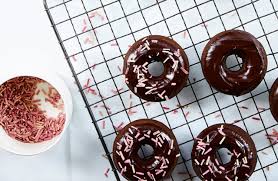 paleo chocolate sprinkle doughnuts