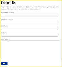 Customer Contact Information Template