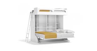 Twin Over Full Murphy Wall Bunk Bed