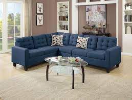 Navy Blue Sectional Couch Visualhunt