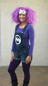 I'm a mom to four daughters, a homemaker, and a harvard graduate. Evil Purple Minion Halloween Costume Purple Minion Halloween Costume Minion Halloween Costumes Minion Halloween