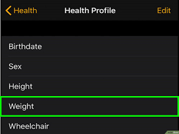 track your weight on the apple watch