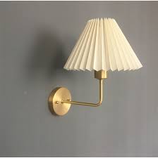 Pleated Wall Light Wl3019 Ow Regal