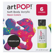 Artpop Soft Neon Acrylic Paint Set