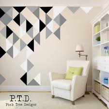 Large Triangle Wall Decals Easy No