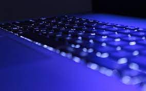 keyboard, Macro, Blue, Computer ...