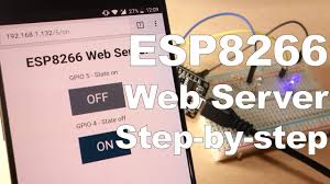 build an esp8266 web server code and