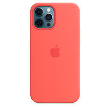 Iphone 11 pro max cases; Iphone 12 Pro Max Silicone Case With Magsafe Pink Citrus Apple