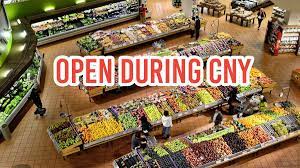 these supermarkets are open during cny