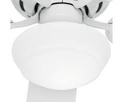 Some models can be mounted to slopes to the use of slim ceiling fans is a good compromise if not much space is available due to low. 52 Low Profile Iii Plus White Ceiling Fan With Light Hunter Fan Buy Online In Angola At Angola Desertcart Com Productid 136426841