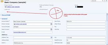 How To Add Chart To Account Form Microsoft Dynamics Crm