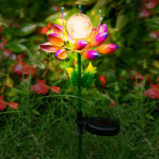 Solar Flower Wind Spinner Kinetic