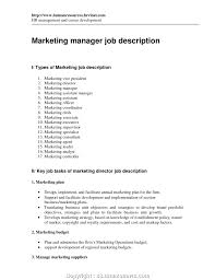 Free Social Content Manager Job Description Marketing Content
