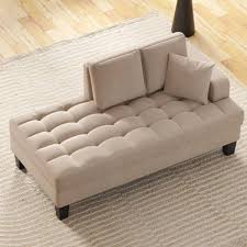 Tufted Upholstered Chaise Lounge