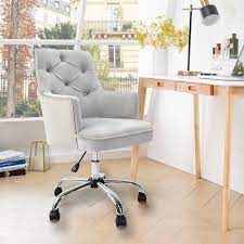 Desk chairs office & conference room chairs : Ovios Plush Velvet Swivel Desk Chair Adjustable Height On Sale Overstock 30234169