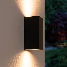 dimmable led wall light selma black