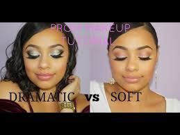 prom makeup tutorial dramatic vs soft