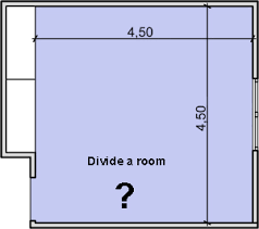 how to divide a bedroom in two es