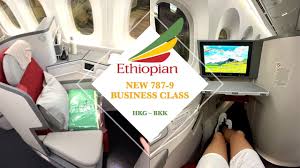 ethiopian airlines 787 9 business cl
