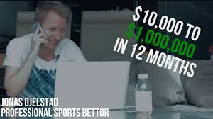 Online sports betting can be real fun and the great thing is that you have a real, calculated chance to win much more than you invest initially. 10k To 1 000 000 Episode 1 Jonas Gjelstad Professional Sports Bettor Youtube