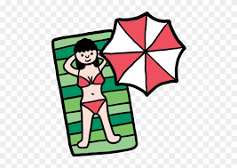 Sunbathing Free Icon - Sun Tanning - Free Transparent PNG Clipart Images  Download
