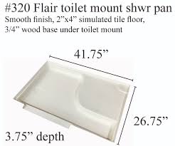 320 Flair Rv Fiberglass Shower Pan