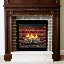 Vent Free Dual Fuel Gas Fireplace Logs
