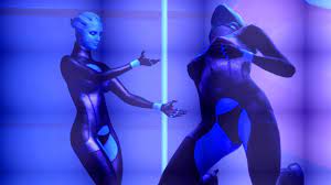 Sexy Asari Dancers. Shepard Relax at Chora's Den: Enhanced Edition (Mass  Effect 1) - YouTube