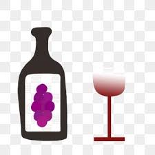 Purple Wine Bottle Png Vector Psd