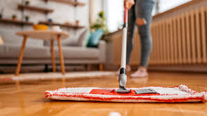 sticky residue from your wood floors