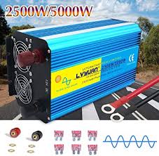 We did not find results for: Amazon Com Yinleader 2500w Pure Sine Wave Power Inverter Dc 12v To 110v Ac Converter With Dual Led Display 4 Ac Outlets 1 Usb Port For Car Rv Caravan Truck Travel Camping Laptop Blue
