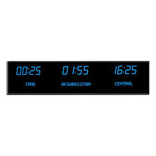 Time Zone World Wall Clocks Multiple