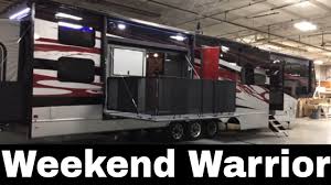 the genuine weekend warrior toy hauler