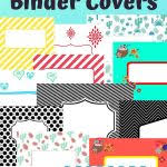 Free Binder Cover Printables Editable Sheet Teacher