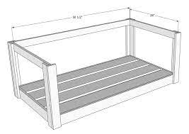Build A Crib Mattress Porch Swing