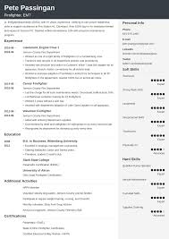 Firefighter Resume Examples Template Guide 20 Tips