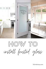 It totally diffuses the view, but still allows light in. How To Install Frosted Glass Film Kikiinteriors Com