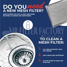 mesh grease range hood filters