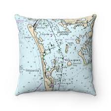 Chart 11426 Charlotte Harbor Pillow