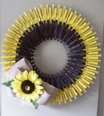 clothespin wreath 23 interesting