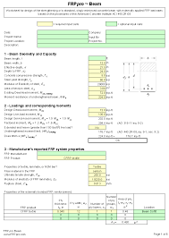 frppro structural ysis program