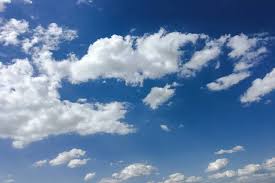beautiful clouds against a blue sky
