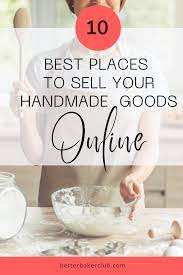 to sell your handmade items