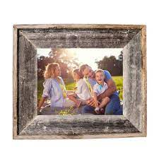 barnwoodusa rustic farmhouse artisan 24 in x 30 in weathered gray reclaimed picture frame