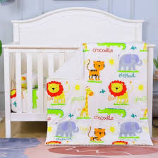 printed nursery set child cot per