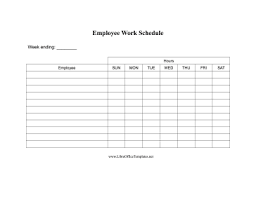 Work Hours For Employees