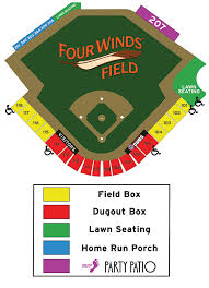 7 Four Winds Field South Bend In Four Winds Field Seating